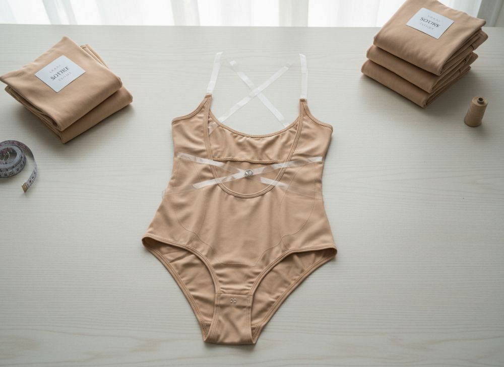 Rückenfreier Low-Back Shapewear Bodysuit OEM