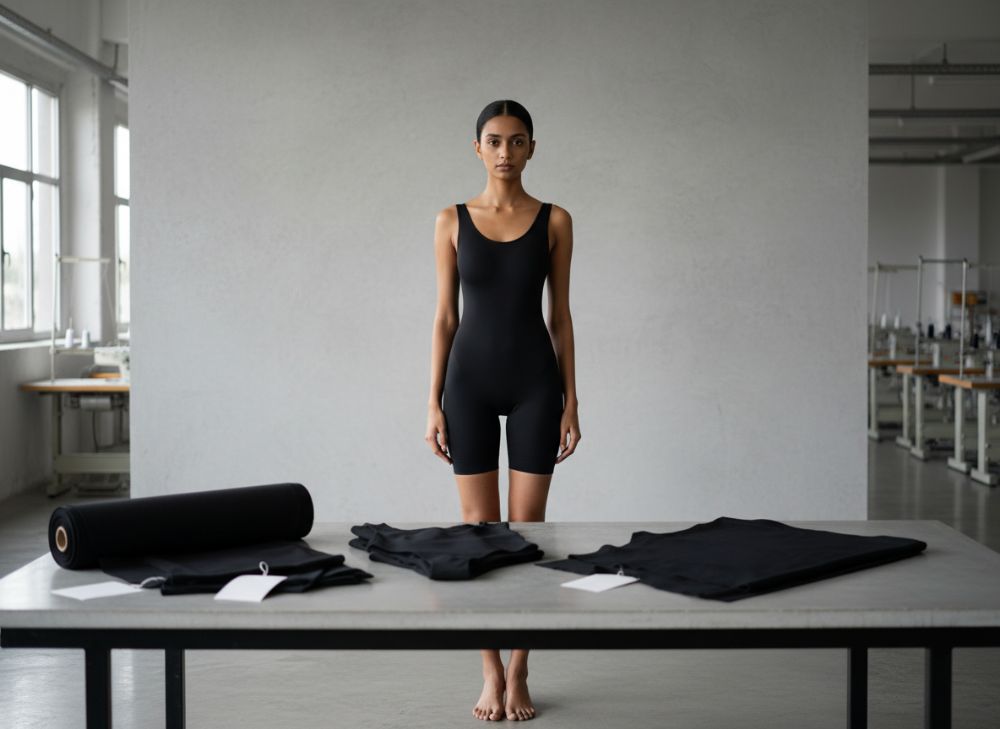 Schwarzer Bodysuit Shapewear Großhandel Hersteller