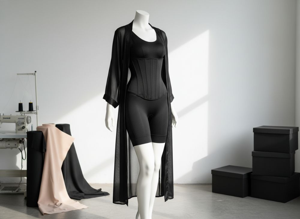 Hersteller schwarzer Korsett-Shapewear OEM Lösungen