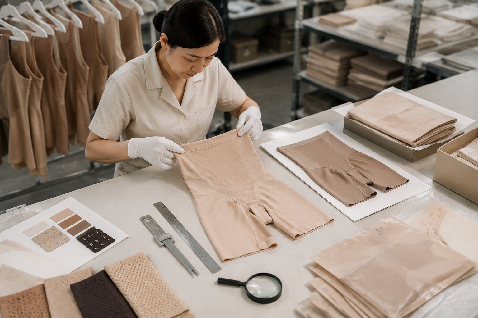 Nahtlose Shapewear: Konstruktion & Grenzen
