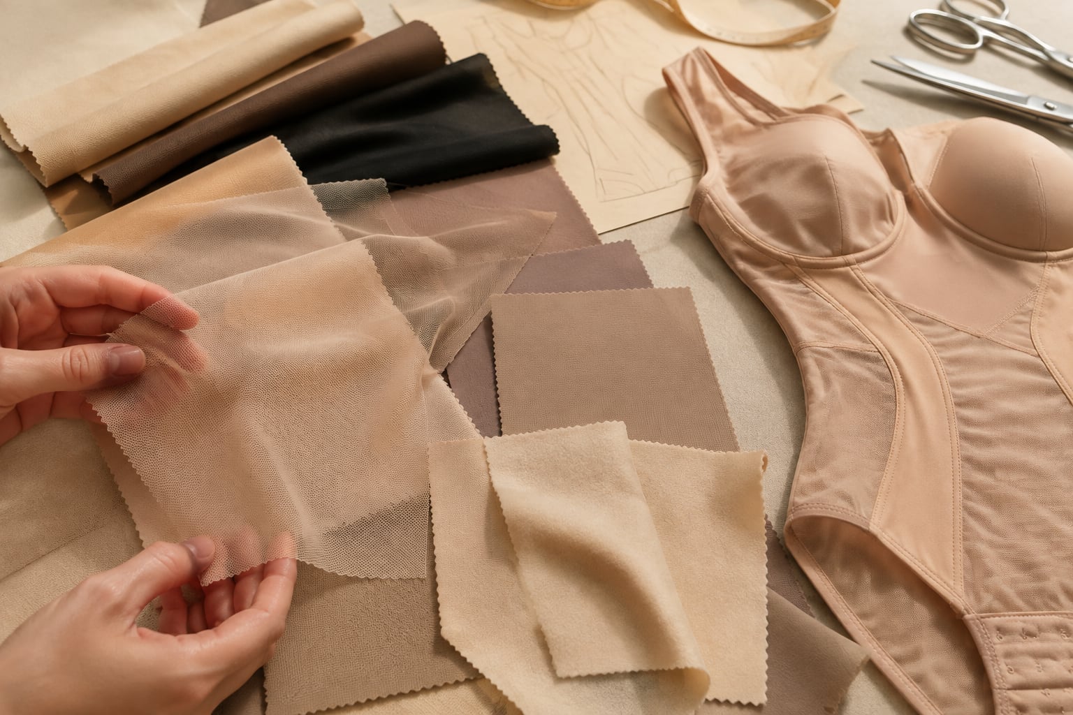 Materialauswahl für Shapewear: 5 Kriterien