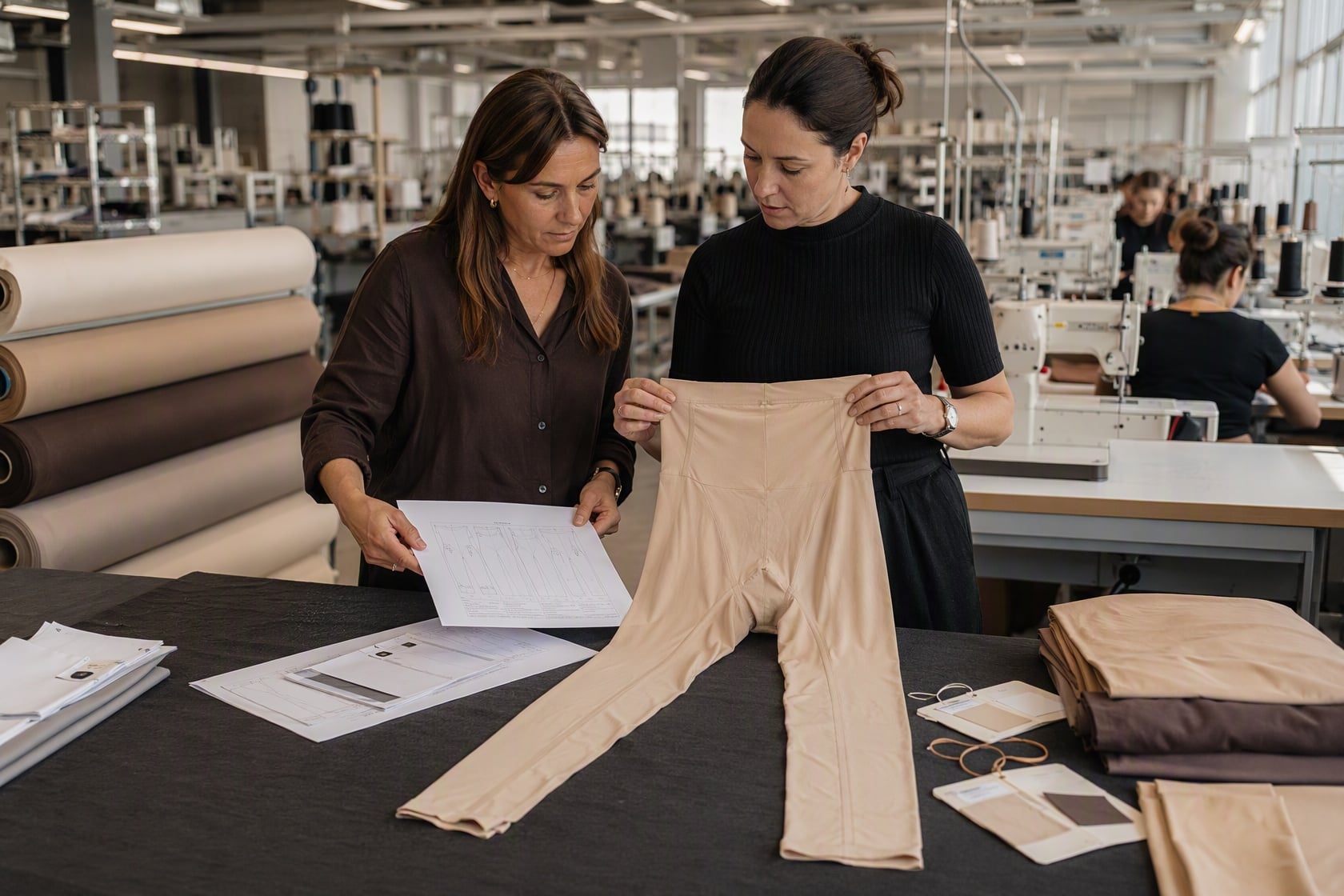 Produktprüfung und Serienplanung für Shapewear-Großhandelsaufträge